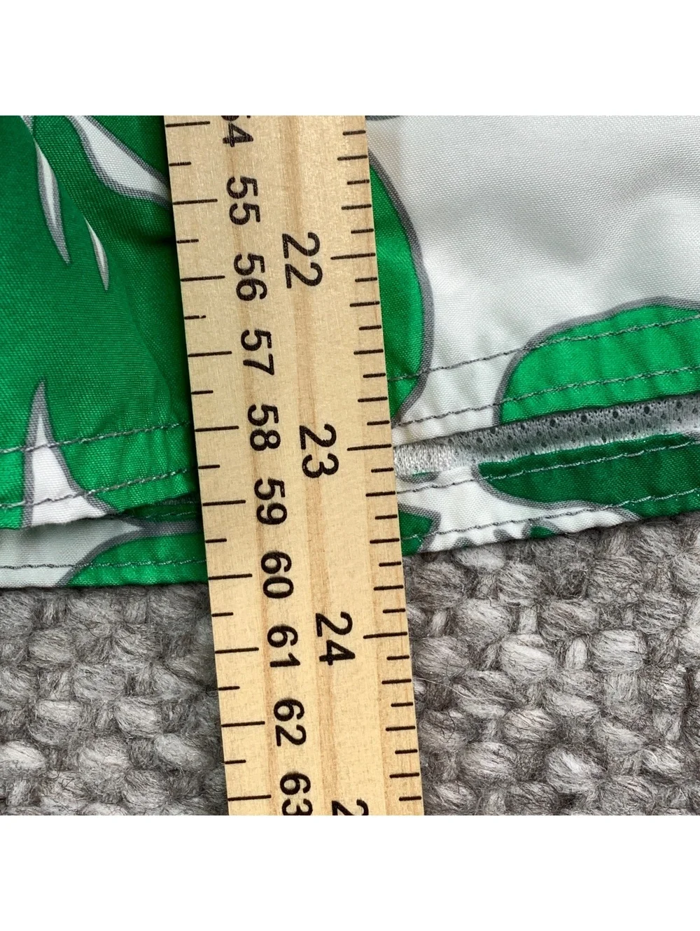 Kirra Men's Green and White Floral Board Shorts